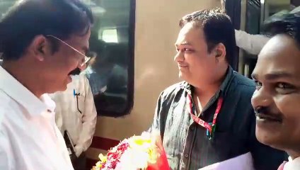 ରେଳ ଡିଭିଜନ ଘୋଷଣା ପରେ ନୁତନ ରାୟଗଡ଼ା ଡିଆରଏମ୍ ଙ୍କ ପ୍ରଥମ ରାୟଗଡା ଷ୍ଟେସନ ଗସ୍ତ।