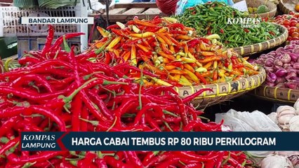 Pedas! Harga Cabai Tembus Hingga Rp80.000/Kilogram