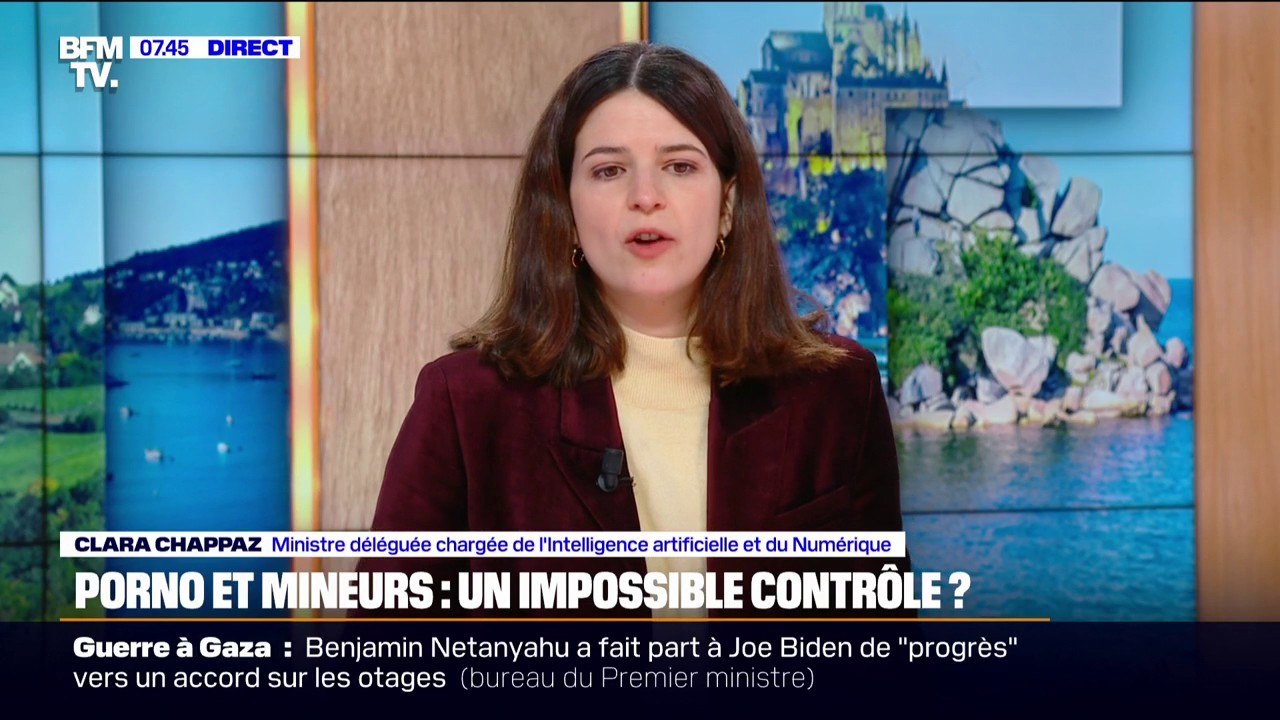 Accès aux sites pornographiques: "On va devoir prouver son âge", explique Clara Chappaz, ministre déléguée chargée de l'IA