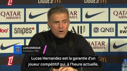 PSG Coach Luis Enrique Praises Lucas Hernandez’s Outstanding Performance ⚽
