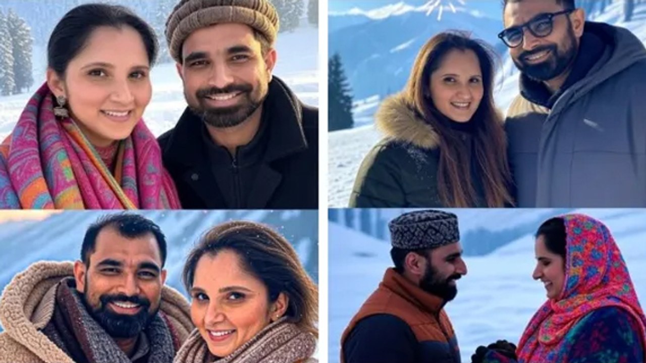 Sania Mirza Mohammed Shami AI Deepfake Kashmir Vacation Photo Viral, Fact Check