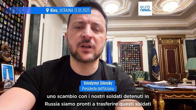 Guerra in Ucraina: Zelensky pronto a scambiare truppe nordcoreane con prigionieri ucraini