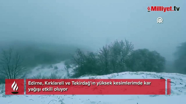 Meteoroloji uyardı! Kar Marmara'ya giriş yaptı: İstanbul dahil 13 kentte alarm