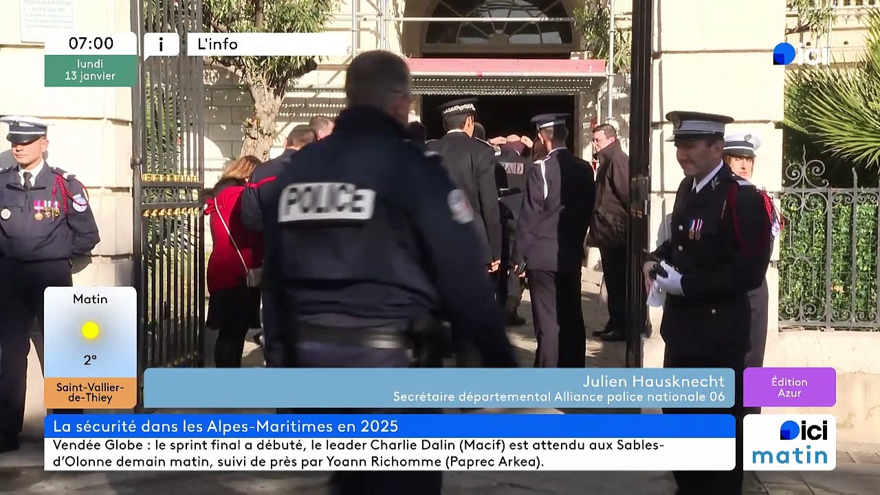 13/01/2025 - ici matin par ici Azur en vidéo