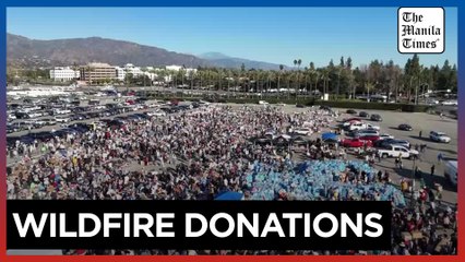 'I just wanted to come help somebody': Thousands lend a hand at huge wildfire donation center
