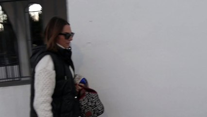 Irene Rosales, seria y cabizbaja ante el ingreso de urgencia de la hija de Anabel Pantoja