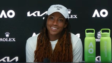 Tennis - Australian Open 2025 - Coco Gauff : "When I saw the draw, I was, like, it's not a great first round"