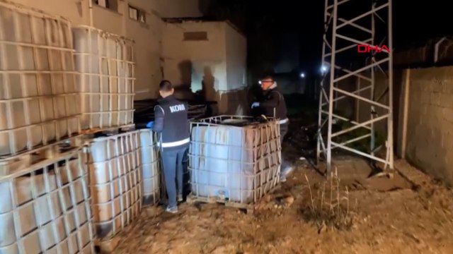 Deposunda 7 milyon lira değerinde sahte akaryakıt ele geçirildi