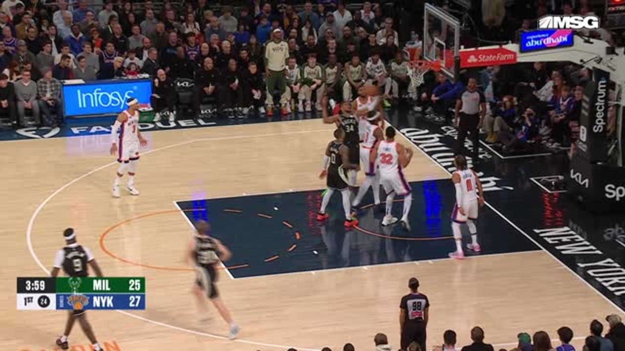 Battling Giannis overpowers Knicks