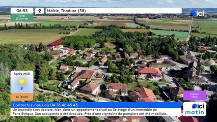 13/01/2025 - ici matin par ici Isère en vidéo