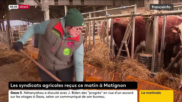 Les principaux syndicats agricoles sont reçus ce matin à Matignon par le Premier ministre François Bayrou - Ils sont reçus tour à tour pendant une heure chacun