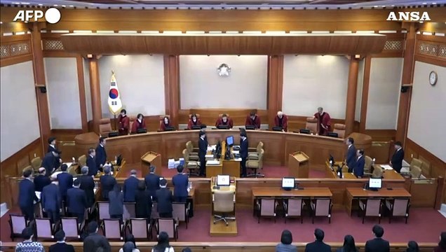 Corea del Sud, al via il processo di impeachment di Yoon