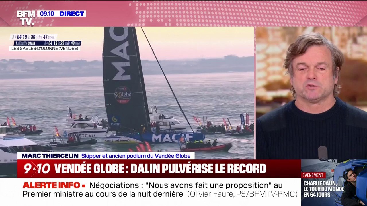 "J'ai perdu beaucoup de skippers": confie Marc Thiercelin, skipper et ancien podium du Vendée Globe