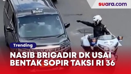 Begini Nasib Brigadir DK, Usai 'Bentak' Sopir Taksi Saat Kawal Mobil RI 36