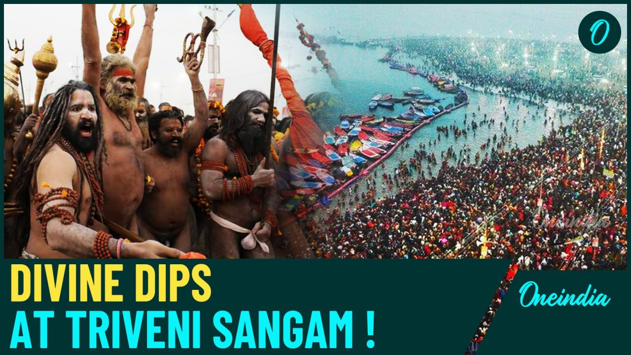 Maha Kumbh: Millions Gather at Triveni Sangam for Sacred Amrit Snan on Makar Sankranti | Watch
