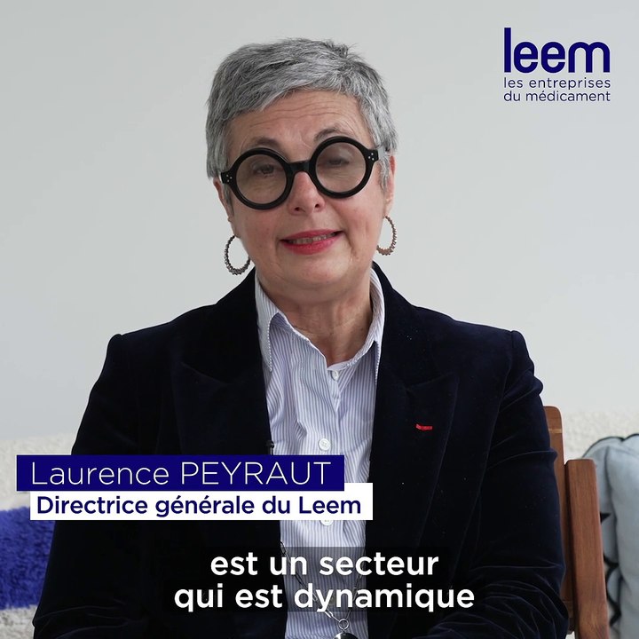 Emploi dans la pharma : où en est-on ? Laurence Peyraut, directrice générale du Leem