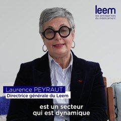 Emploi dans la pharma : où en est-on ? Laurence Peyraut, directrice générale du Leem