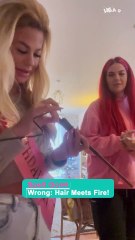 Harry Potter Wand Accidentally Sets Sister’s Hair on Fire! 😱