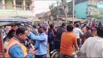 শীতকালেও ড্রেনের নোংরা জলে ভাসছে এলাকা৷ বারবার পৌর কর্তৃপক্ষকে জানিয়েও কাজ না হওয়ায় পথ অবরোধ নাগরিকদের৷