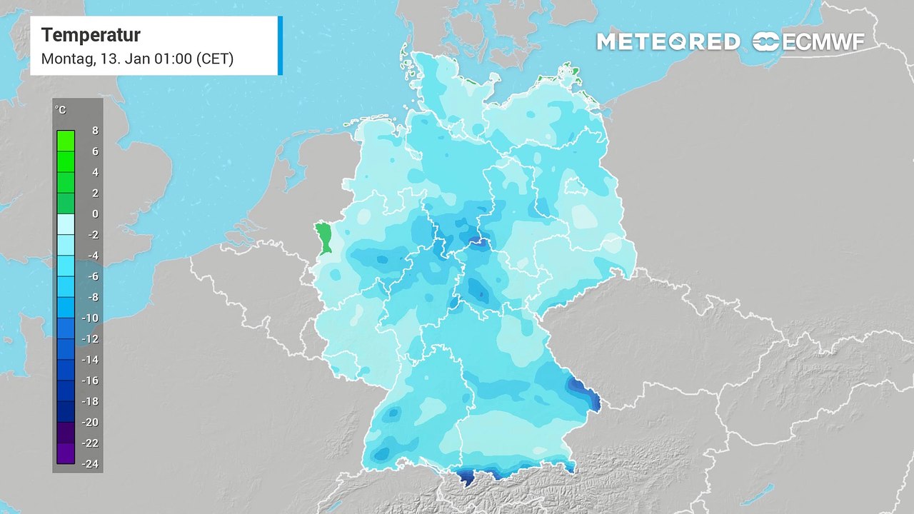 Die Kälte hat Deutschland besonders nachts fest im Griff!