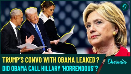 ‘She’s Horrendous!’ Trump’s Hilarious Twist on Viral Obama Interaction Sparks Internet Frenzy| VIDEO