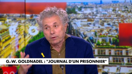 Gilles-William Goldnadel évoque son livre «Journal d’un prisonnier»