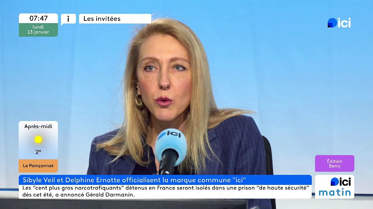 Sibyle Veil, présidente de Radio France et Delphine Ernotte-Cunci, présidente de France Télévisions invitées de "ici Berry"