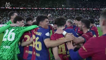 Los gritos de los jugadores en el 'inside' del Barça: Lamine 'picó' a Olmo