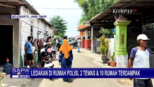 [FULL] Sederet Fakta-Kronologi Ledakan Rumah Polisi di Mojokerto, Rumah Rusak dan 2 Orang Tewas