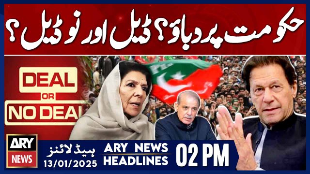 Deal or No Deal?? Aleema Khan's reaction - ARY News 2 PM Headlines | 13th JAN 2025