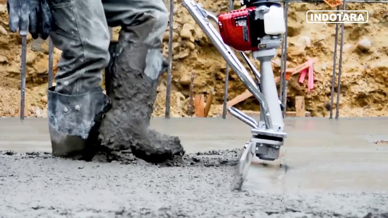 REVIEW MASTERPAC SURFACE FINISHING SCREED PCHD SCREED DENGAN MESIN HONDA MANTAP!!!