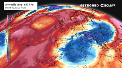 Nucleo di aria fredda tra Italia e Nord Africa