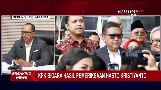 [FULL] Pernyataan KPK Usai Periksa Sekjen PDI-P Hasto Kristiyanto Sebagai Tersangka