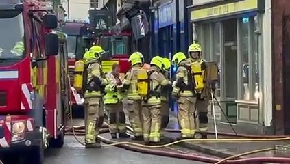 Emergency services respond to Welshpool incident