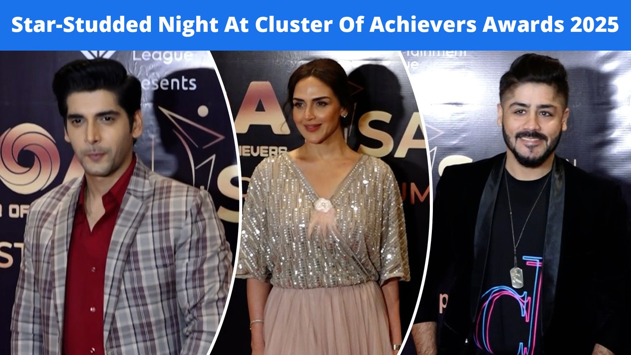 Esha Deol, Akshit Sukhija And Abhishek Kapoor Attends Cluster of Achievers Awards 2025