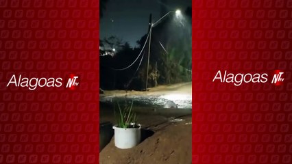 Chuvas em São Miguel dos Campos: Queda de poste alerta para a fata de manutenção urbana