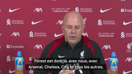 Liverpool - Pour Slot, Forest est “définitivement” une équipe concurrente au titre