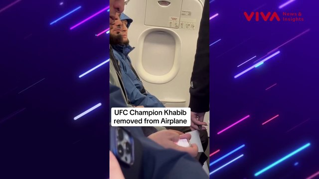 Reaksi Legenda UFC Khabib Nurmagomedov Didepak Dari Pesawat