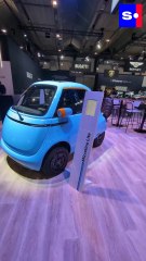 Microlino: la petite voiture qui fait sensation au salon de l'auto de Bruxelles