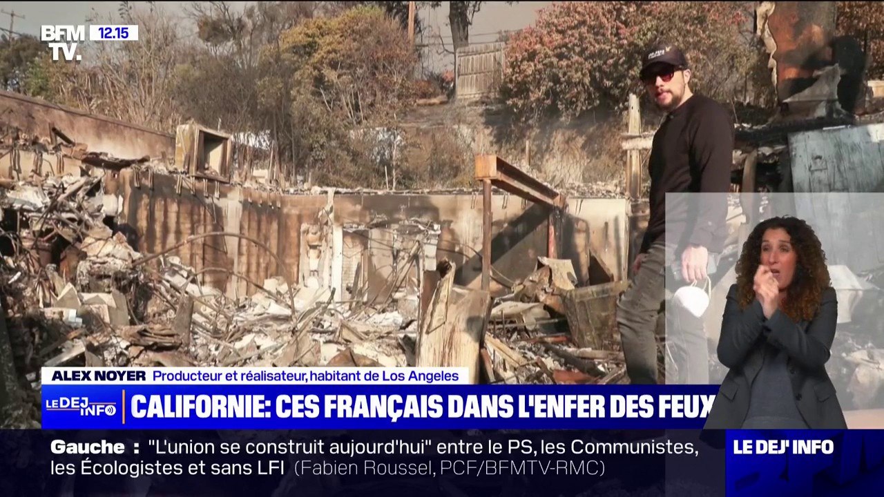 "Tout ce que j'avais de lui est parti en feu": à Los Angeles, près de 1.500 Français ont été évacués cette semaine