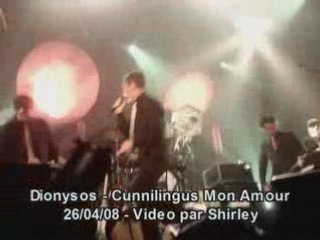 Dionysos cunnilingus mon amour live lille