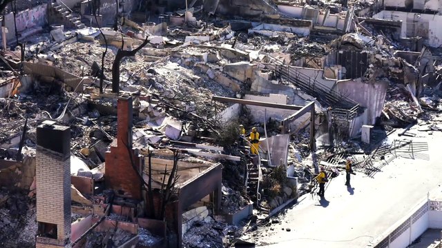 Destruction in Los Angeles: Palisades wildfire reduces area to ashes