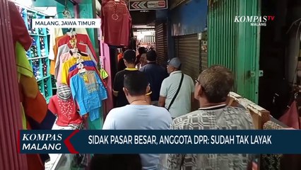 Rencana Revitalisasi Pasar Besar Kota Malang, Anggota Dewan Sidak Pasar