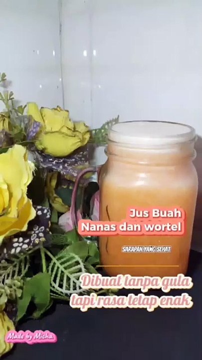 Jus wortel dan nanas