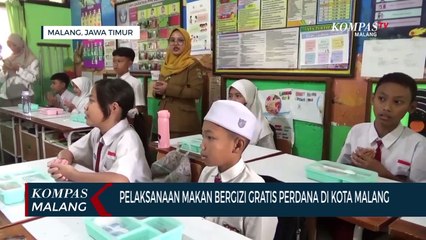 Ojol Antar Makanan Bergizi Gratis ke SD di Kota Malang