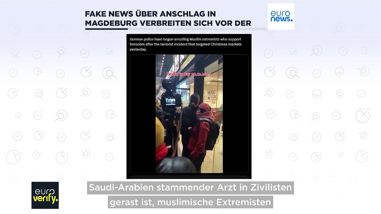 Fehlinformationen über den Magdeburger Anschlag kursieren online