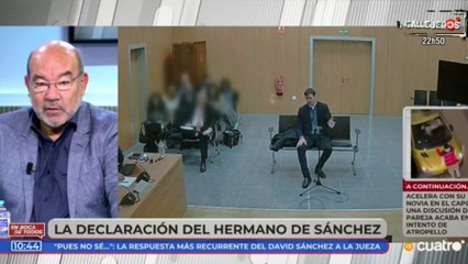 Ángel Expósito estalla por la esperpéntica declaración del hermano de Sánchez: “Nos toman por gilipollas”
