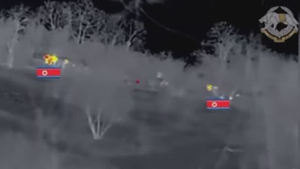 Un soldado norcoreano intenta a engañar a un batallón ucraniano con una granada y el resultados es dramático