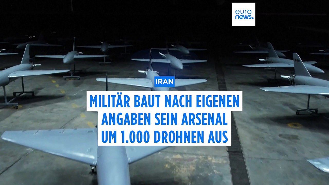 Iran baut nach eigenen Angaben sein Drohnen-Arsenal aus