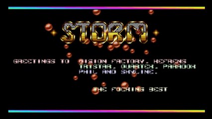 Amiga Cracktro Gotcha By Storm (1990)